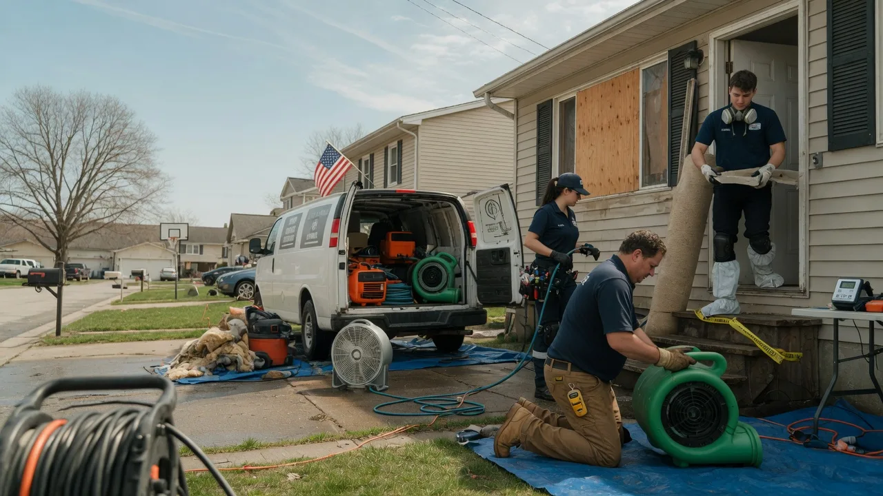 Water Damage Restoration in Lequire, OK near me